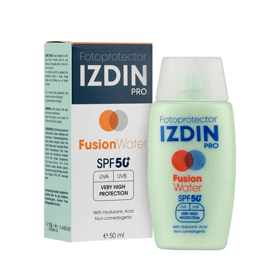 کرم ضد آفتاب SPF50+ فیوژن واتر ایزدین پرو